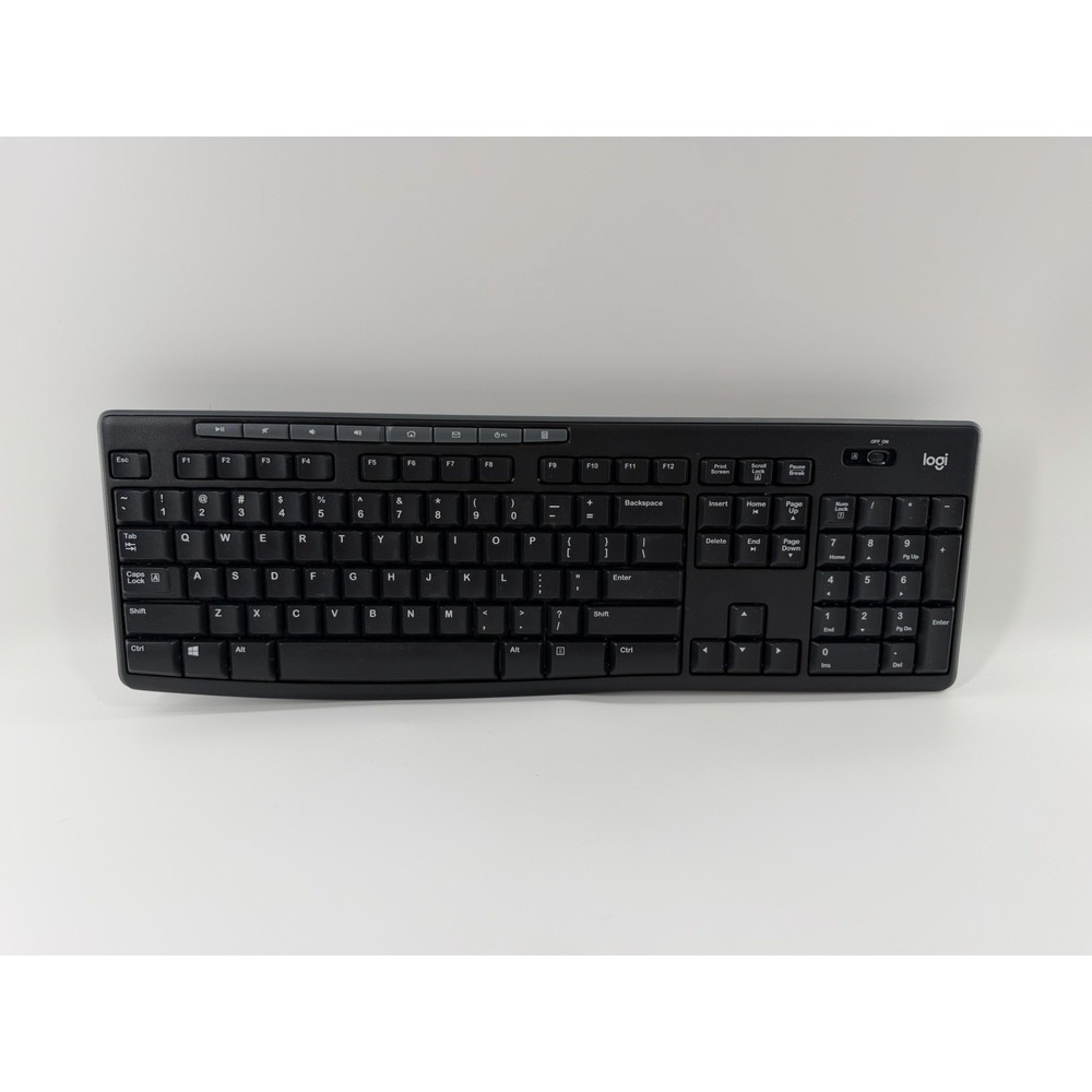 Logi Wireless Keyboard K270 Black Portable
